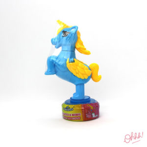 Unicorn Poo distributeur bonbons Bleu-Jaune